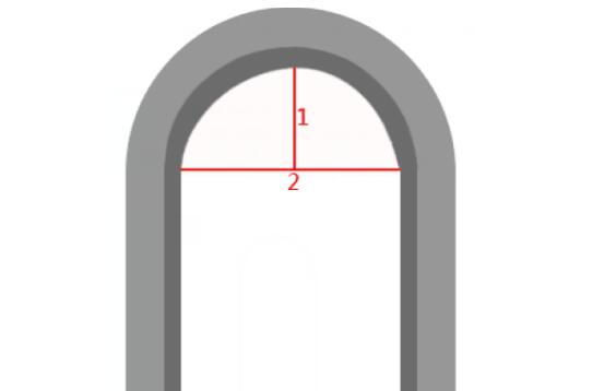 圓弧門(mén)洞別墅大門(mén)尺寸測(cè)量方法